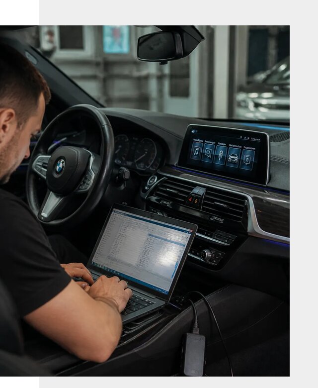 Русификация мультимедиа BMW для авто под ключ в Калининграде