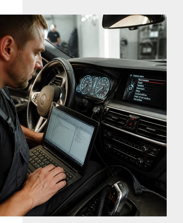 Русификация приборной панели BMW для авто в Калининграде от компании