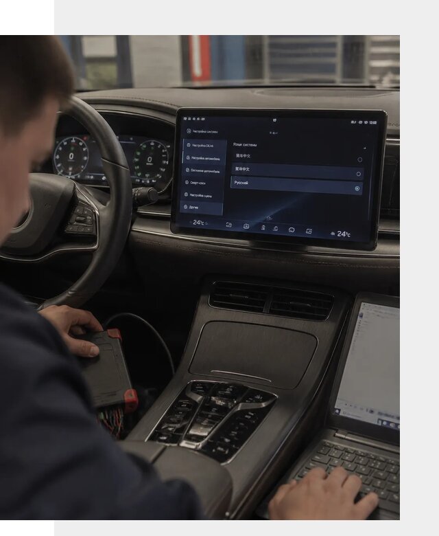 Русификация автомобиля BYD HAN для эксплуатации в Калининграде