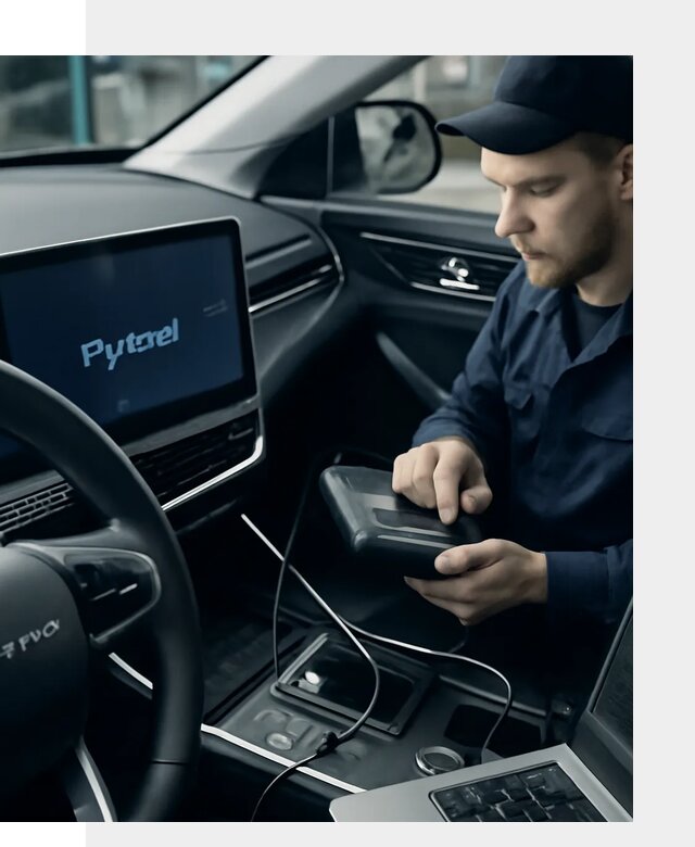 Русификация автомобилей Jetour с адаптацией меню в Калининграде