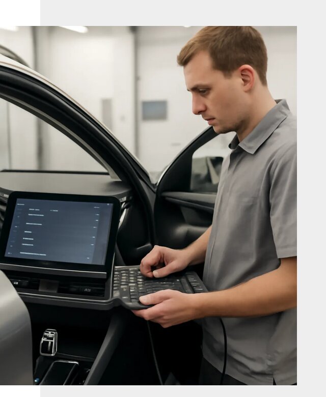 Русификация мультимедиа автомобилей Lynk Co в Калининграде