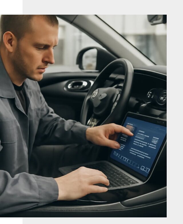 Русификация приборной панели автомобиля Lynk Co в Калининграде