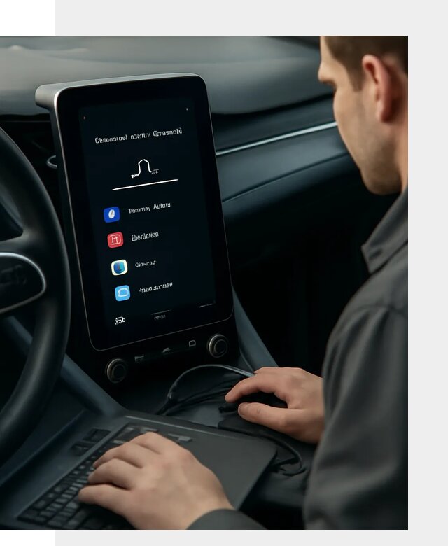 Установка приложений Lynk Co на автомобиль в Калининграде