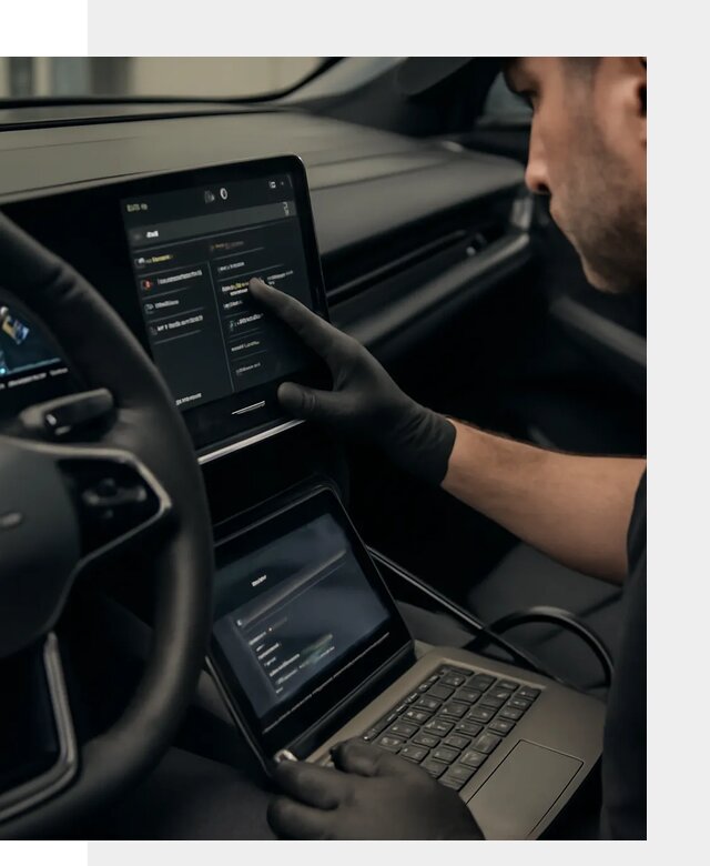 Русификация приборной панели Rising автомобиля в Калининграде