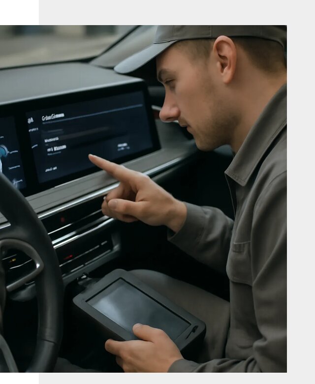Русификация приборной панели автомобиля Voyah в Калининграде