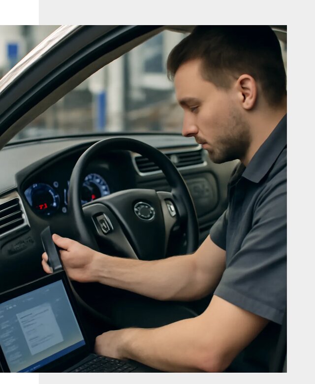 Русификация приборной панели Nissan для авто в Калининграде